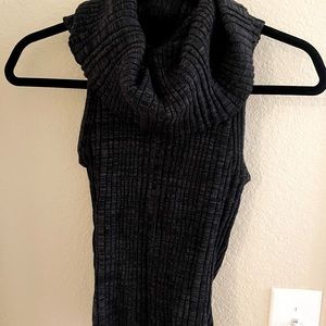 Free people sleeveless ribbed sweater top